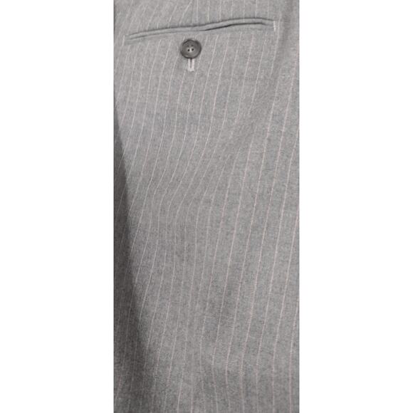 Talbots women's gray pink plaid Italian flannel trousers pants slacks Size 8 - Picture 9 of 12